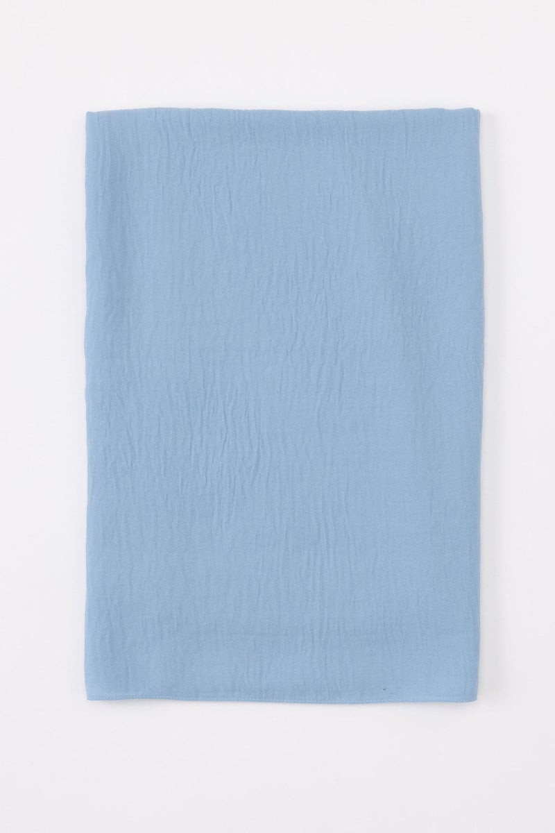 DeFacto Blue Woman Woman Basic Hijab Shawl Casual - Image 5